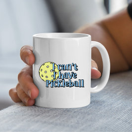 Ich kann es nicht, ich habe Wahlkampf | Blau und G Kaffeetasse