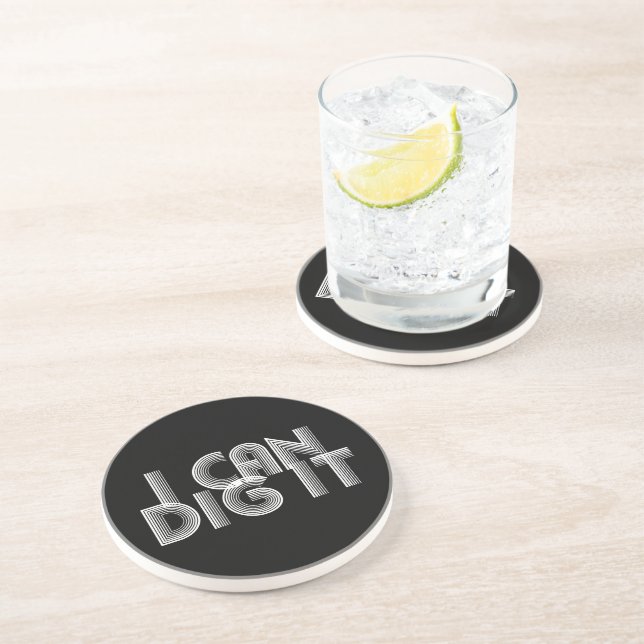 Ich kann es tun getränkeuntersetzer (Seite)