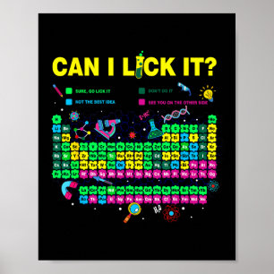 Ich kann es Wissenschaft Periodensystem Poster