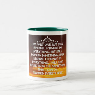 Ich kann etwas tun zweifarbige tasse