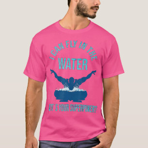 Ich kann fliegen, was ist deine Superkraft Schwimm T-Shirt