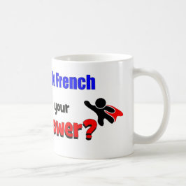 Ich kann französisch sprechen. Was ist Ihre Tasse