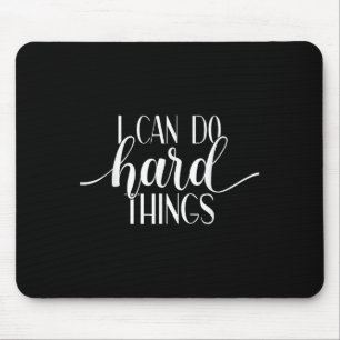 Ich kann harte Dinge tun Gymnastik Fitness Inspir Mousepad