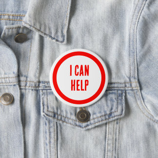 ICH KANN HELFEN! Buttons Für Freiwillige, Unterneh