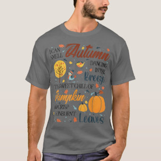 Ich kann Herbsttanzen riechen in der Brise, Fall L T-Shirt