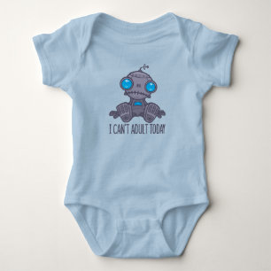 Ich kann heute keinen traurigen Roboter erwachsen  Baby Strampler