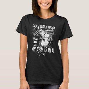 Ich kann heute nicht arbeiten, mein Arm ist in ein T-Shirt