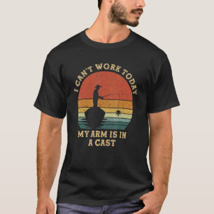 Ich kann heute nicht arbeiten Mein Arm ist in eine T-Shirt