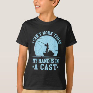 Ich kann heute nicht arbeiten, mein Arm ist in Gip T-Shirt
