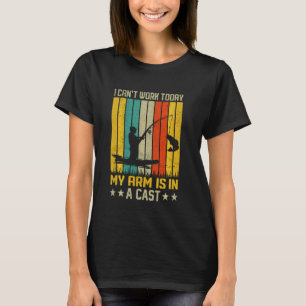 Ich kann heute nicht arbeiten, weil mein Arm in ei T-Shirt