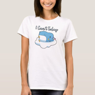 Ich kann heute nicht Einhorn-Pinguin T-Shirt
