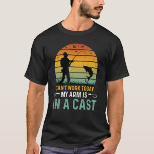 Ich kann heute nicht mehr arbeiten, mein Arm ist i T-Shirt