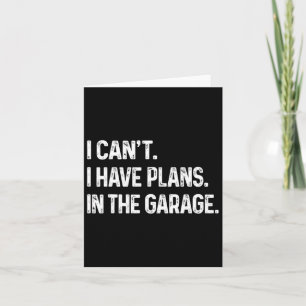 Ich kann&# ich habe Pläne im Garage Car Mechanike Karte