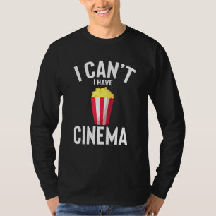 Ich kann ich Kino Niedlich Funny Cinema Joke Men W T-Shirt