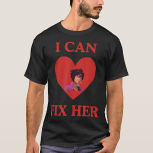 Ich kann ihren lustigen Invisigal-Liebes-Versand-V T-Shirt