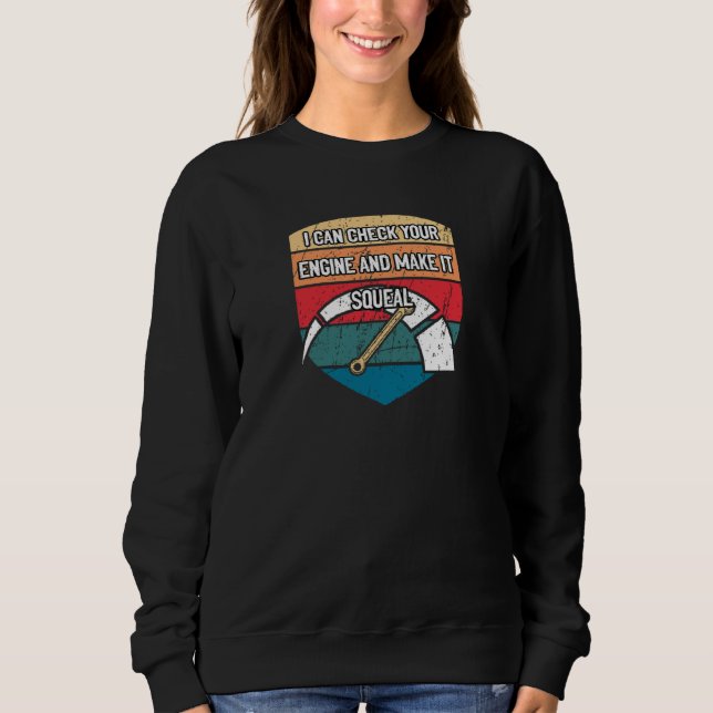 Ich kann Ihren Motor Mechanik Vater Jokes Car Rep  Sweatshirt (Vorderseite)