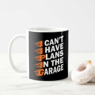 Ich kann im Garage Mechanic-Vater keine Pläne habe Kaffeetasse