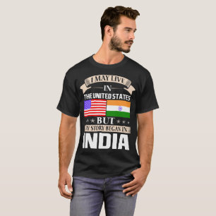 Ich kann in USA-Geschichte leben anfing in Indien T-Shirt