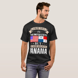 Ich kann in USA-Geschichte leben anfing in Panama T-Shirt