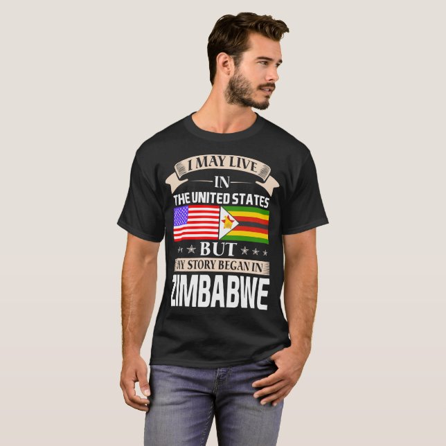 Ich kann in USA-Geschichte leben anfing in T-Shirt (Vorne ganz)