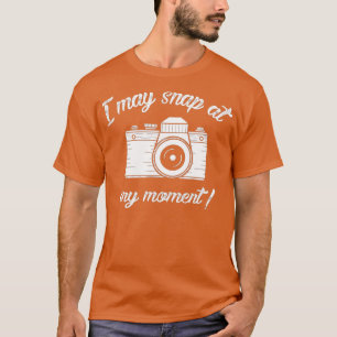 Ich kann jederzeit lustige Fotografie schläfchen T-Shirt