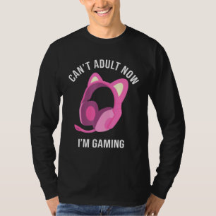 Ich kann jetzt im Gaming Cool Gamer Girl nicht meh T-Shirt