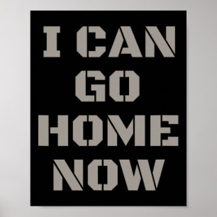 Ich kann jetzt mit GYM-Workout Zuhause gehen Poster