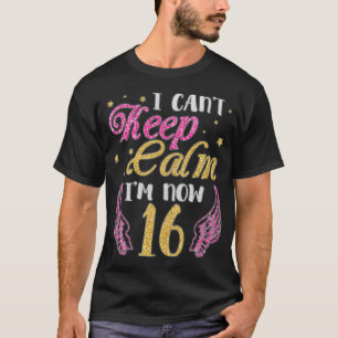 Ich kann jetzt Ruhe im 16-jährigen Glück Birthda B T-Shirt