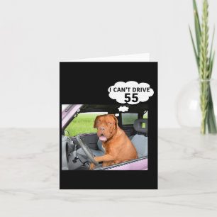 Ich kann kein 55 lustiges Geschenk fahren Karte
