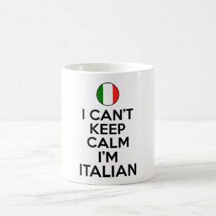 Ich kann kein beruhigendes Italienisch Behalten Kaffeetasse