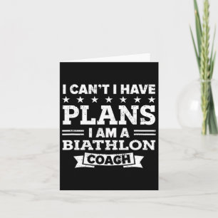 Ich kann kein Biathlon-Trainer Biathlet haben Karte