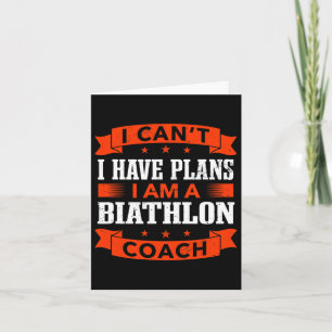 Ich kann kein Biathlon-Trainer Biathlet haben Karte