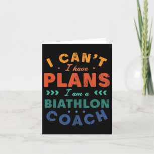 Ich kann kein Biathlon-Trainer Biathlet haben Karte