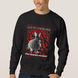 Ich kann kein Kaninchen mehr Vintages Japanisch es Sweatshirt