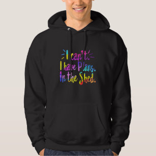 Ich kann keine Pläne im Shed-Workshop-Mechanismus Hoodie