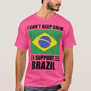 Ich kann keine Ruhe behalten haben, unterstütze Br T-Shirt