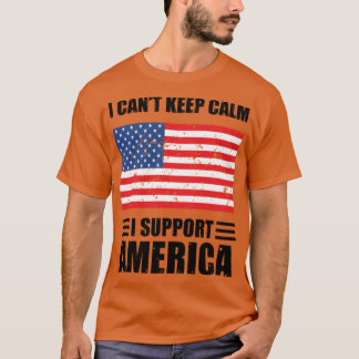 Ich kann keine Ruhe behalten haben, wenn ich Ameri T-Shirt