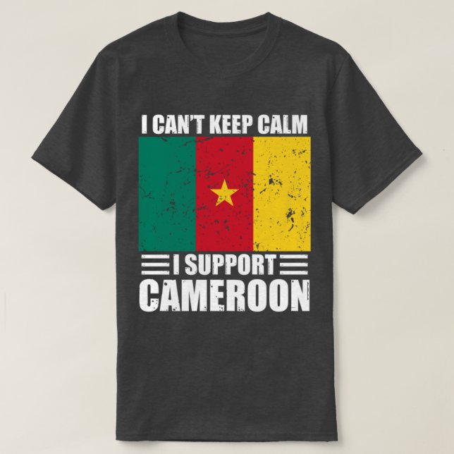 Ich kann keine Ruhe behalten haben, wenn ich Kamer T-Shirt (Design vorne)