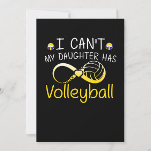 Ich kann meine Tochter nicht mit Volleyball-Mama z Save The Date