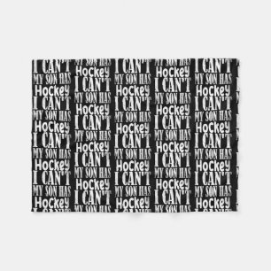 Ich kann meinen Sohn nicht mit Hockey Hockey Hocke Fleecedecke