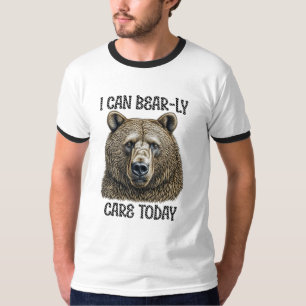 Ich kann mich heute kaum kümmern   Sarkastischer B T-Shirt