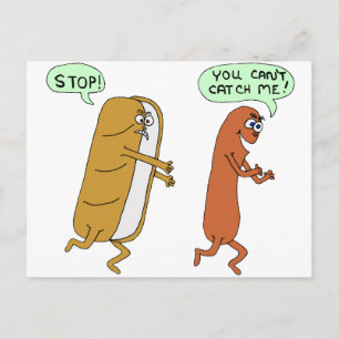 Ich kann mich nicht fangen postkarte