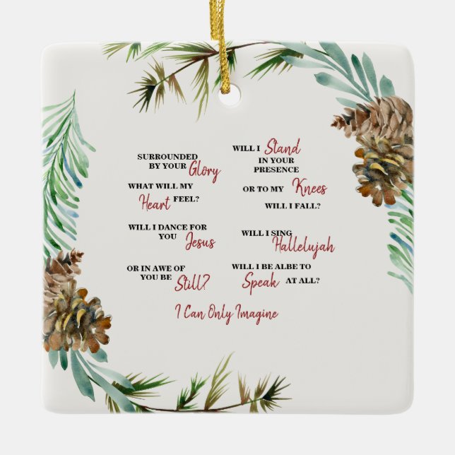 Ich kann mir nur die Angewohnheit vorstellen, aber Keramikornament (Vorderseite)