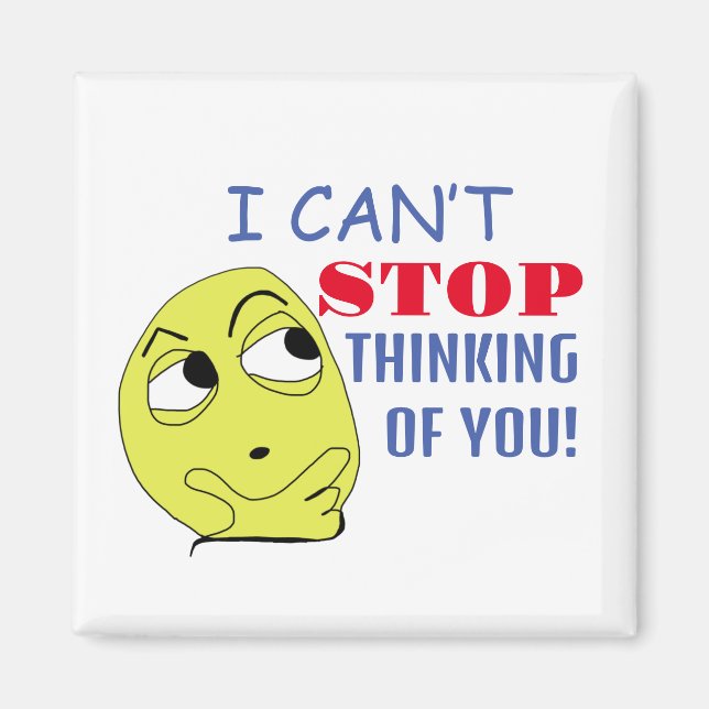 Ich kann nicht aufhören, an dich zu denken magnet (Vorne)