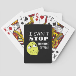 Ich kann nicht aufhören, an dich zu denken spielkarten