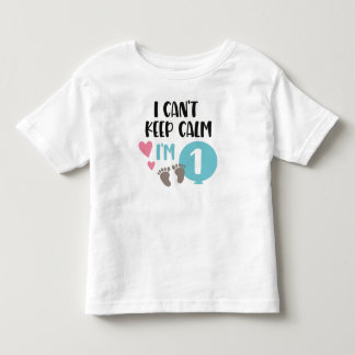 Ich kann nicht Behalten, dass ich 1 bin Kleinkind T-shirt