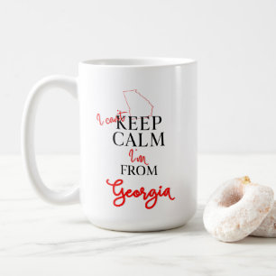 Ich kann nicht Behalten, dass ich aus Georgien bin Kaffeetasse