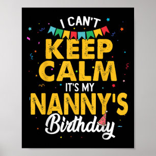 Ich kann nicht Behalten, es ist mein Geburtstag. Poster
