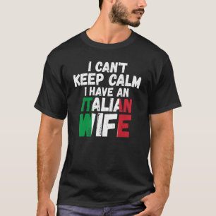 Ich kann nicht behalten Ruhe habe ich eine italien T-Shirt