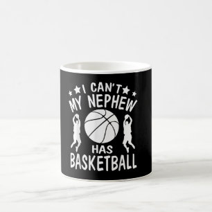 Ich kann nicht, dass mein Nephew ein Basketballges Kaffeetasse